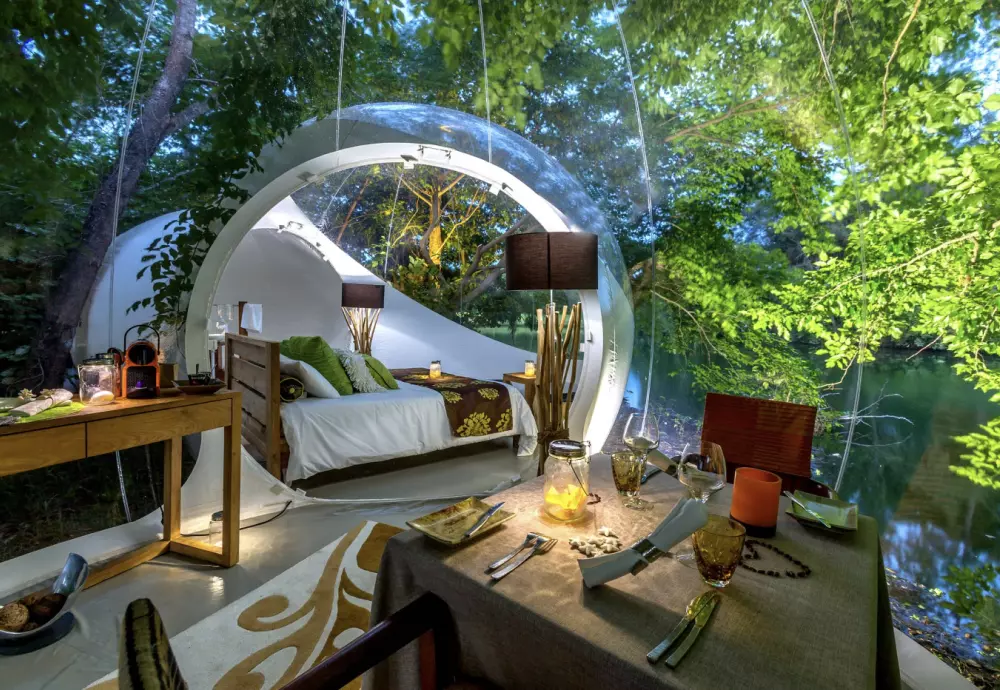 clear bubble house tent